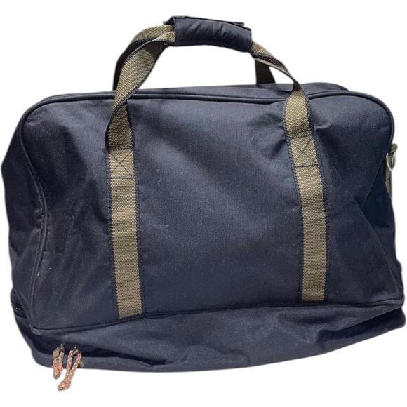 ATHALON Black Duffel Carryall Weekender Overnigt Bag - Picture 3 of 7